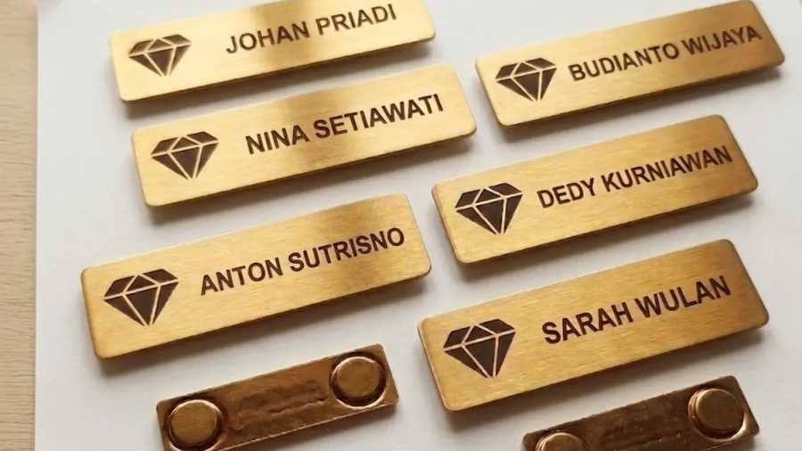 Name Tag Stainless Kuningan Jakarta Barat