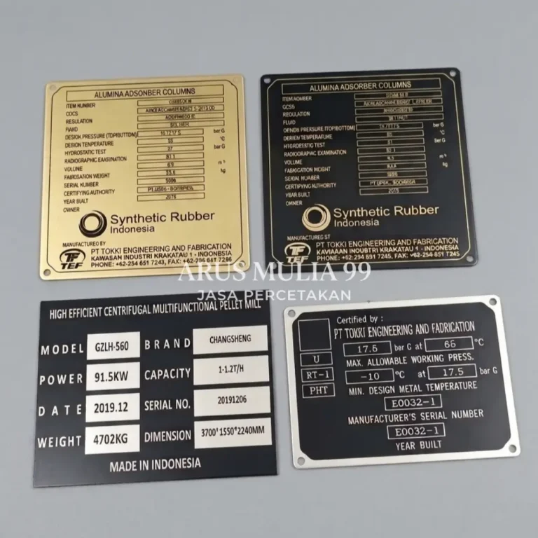 Jual Plat Kuningan Fatmawati