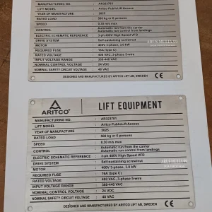Plat Stainless Etching BSD Serpong